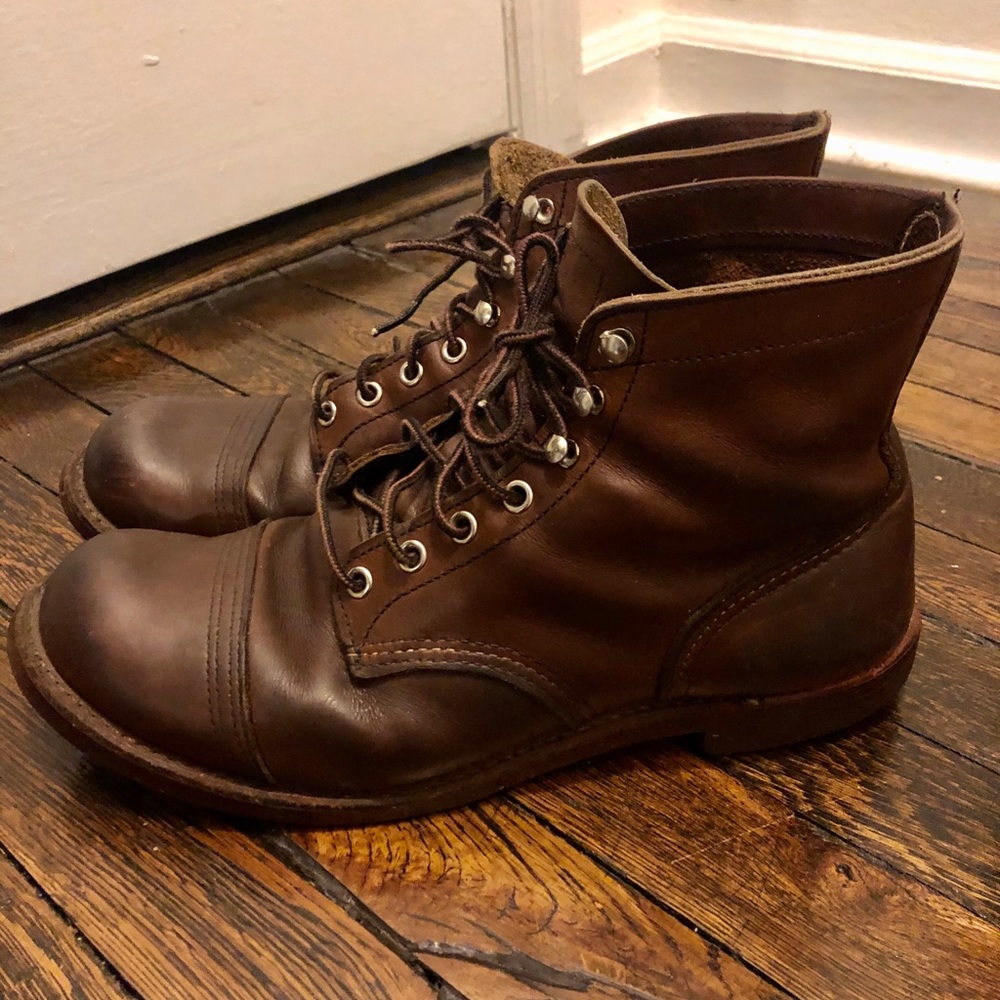 Red Wing Shoes “Iron Ranger” 6 inch leather boot